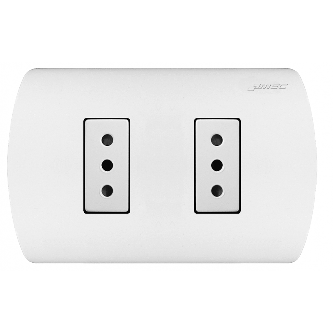 Toma Corriente Doble Embutido 10A 1