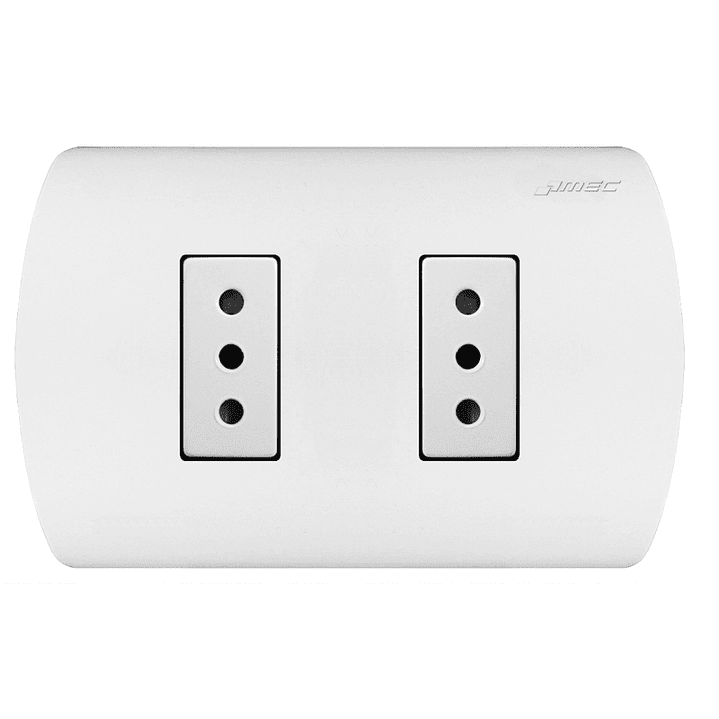 Toma Corriente Doble Embutido 10A 1