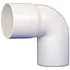 FH23 Codo Canaleta  M-H Blanco 75x87 mm
