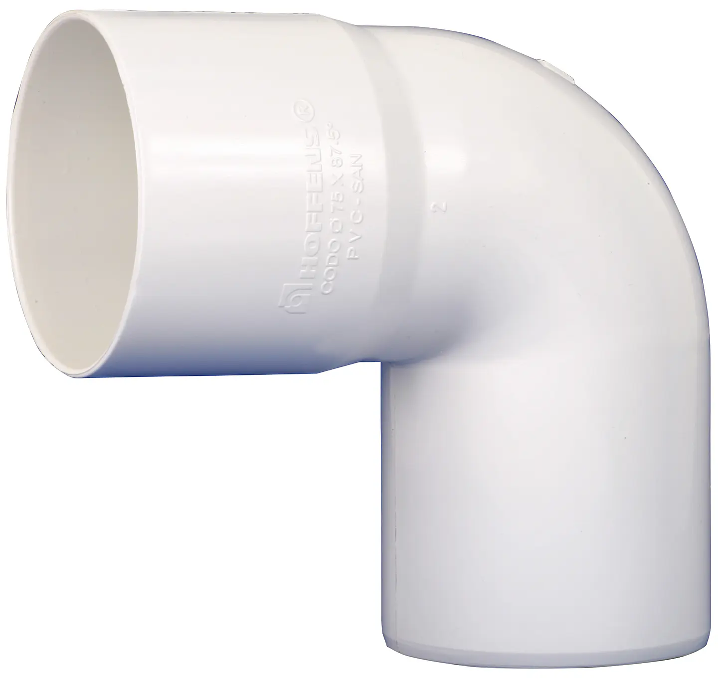 FH23 Codo Canaleta  M-H Blanco 75x87 mm 1
