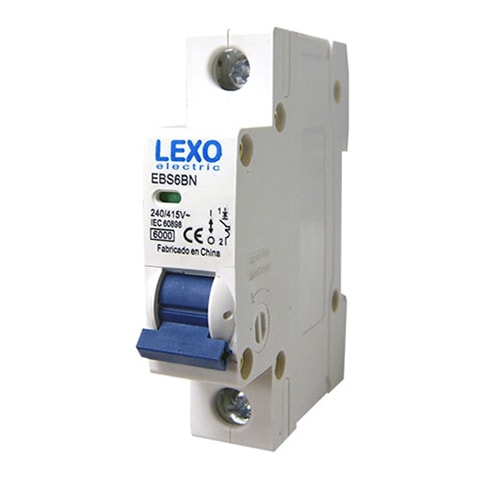 1X10A INTERRUPTOR AUTOMÁTICO 4001A6 UNIPOLAR CONEX AMERICANO 10A 6KA IEC 60898-1 TERMOMAGNÉTICOS SAIME