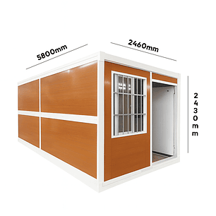 Modulo 13m² Marco Blanco Color Veta Madera