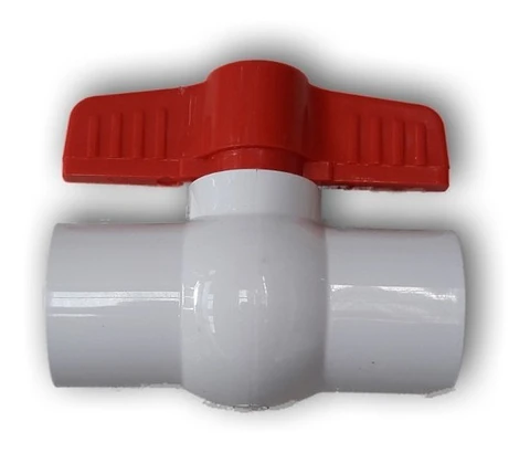 Llave de paso PVC 3/4" con Rosca