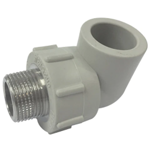 Codo PP-R 32 x 3/4" HE Metalica