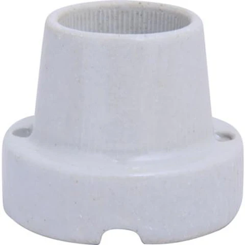 Base Recta E-27 de Porcelana 