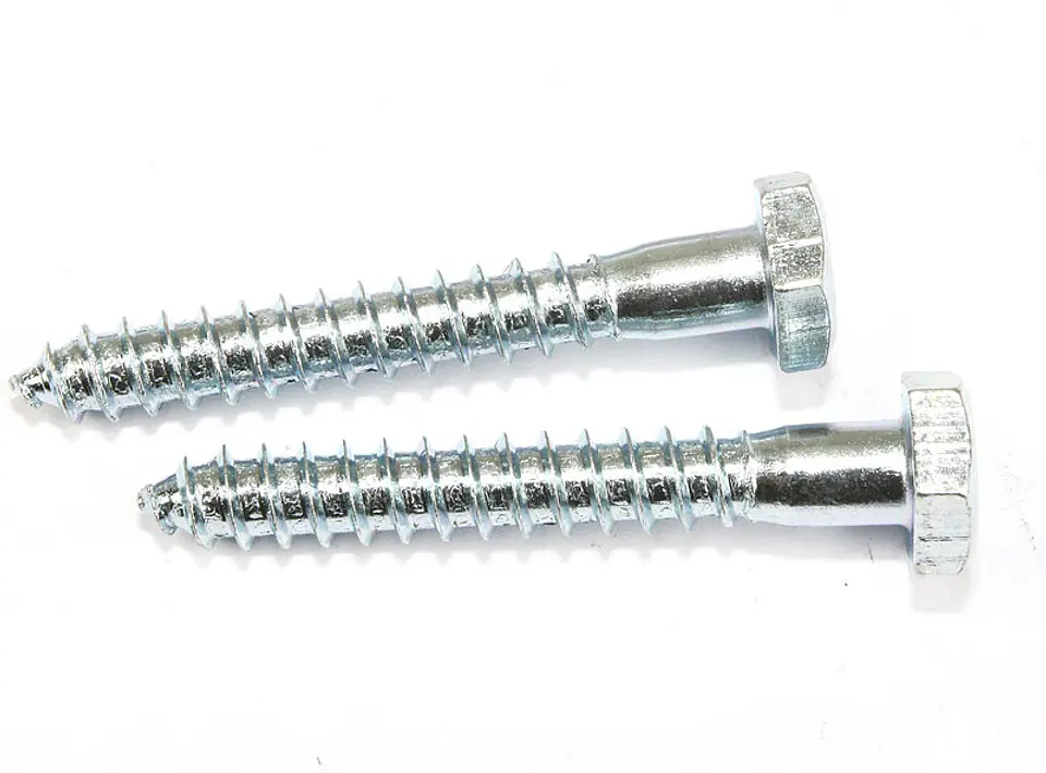 Tornillos Tirafondo Cab. Hex. 1/4 x 2