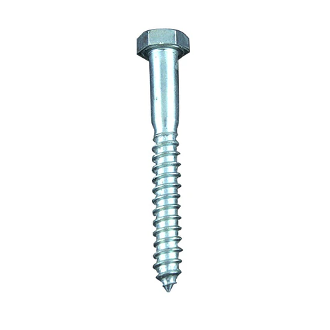 Tornillos Tirafondo Cab. Hex. 1/4 x 2-1/2" (Unidad)