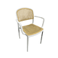 Silla Terraza Beige/Blanca C/Apoya Brazos - Miniatura 1