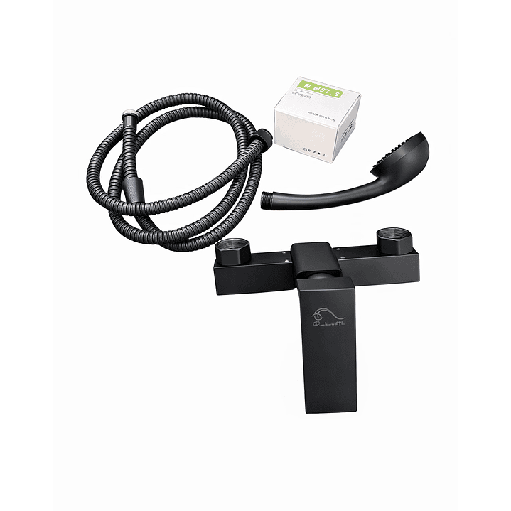 Monomando Ducha Negro Mate KIT Rubinetti 1