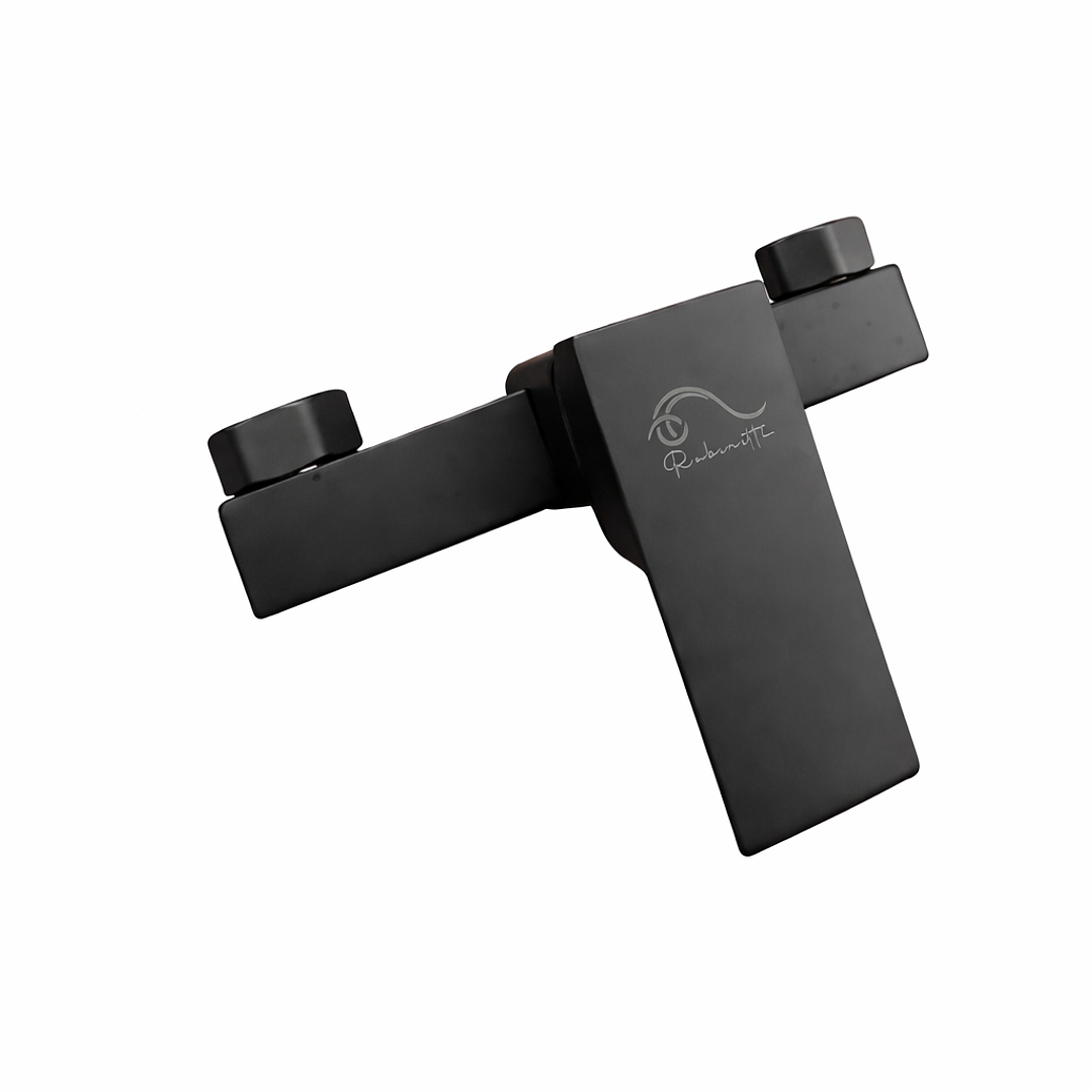 Monomando Ducha Negro Mate KIT Rubinetti 2