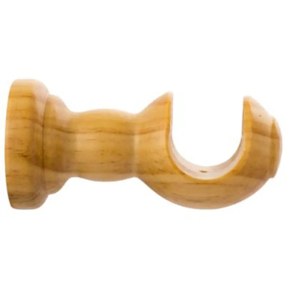 Soporte Simple Madera 28 mm Natural (2 UND) 1