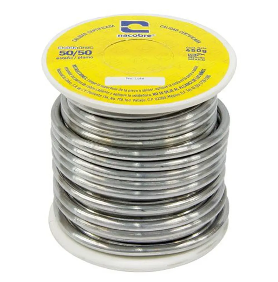 Soldadura Estaño 50/50 Carrete 450 gr 1
