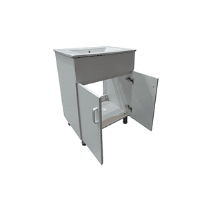 Vanitorio + Mueble Blanco Sin Griferia 61Xx47x85cm 600-1 