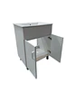 Vanitorio + Mueble Blanco Sin Griferia 61Xx47x85cm 600-1  - Miniatura 2