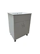 Vanitorio + Mueble Blanco Sin Griferia 61Xx47x85cm 600-1  - Miniatura 1