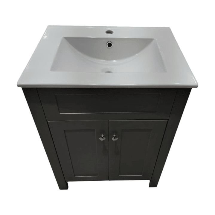 Vanitorio + Mueble Gris Sin Griferia 61x46.5x82cm K1057 3