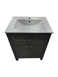 Vanitorio + Mueble Gris Sin Griferia 61x46.5x82cm K1057 - Miniatura 3