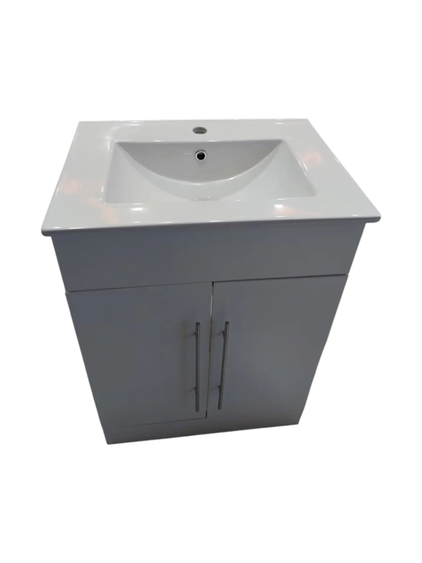 Vanitorio + Mueble Blanco Sin Griferia 61x46.5x82cm K1052-60  3