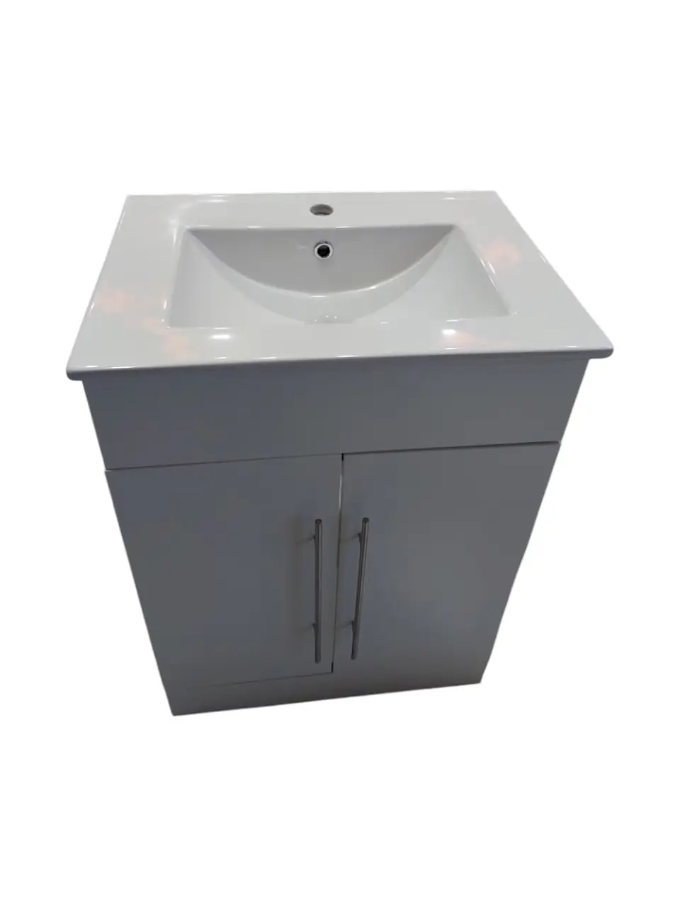 Vanitorio + Mueble Blanco Sin Griferia 61x46.5x82cm K1052-60  3