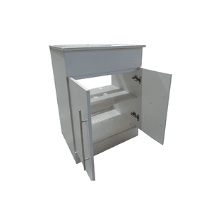 Vanitorio + Mueble Blanco Sin Griferia 61x46.5x82cm K1052-60 