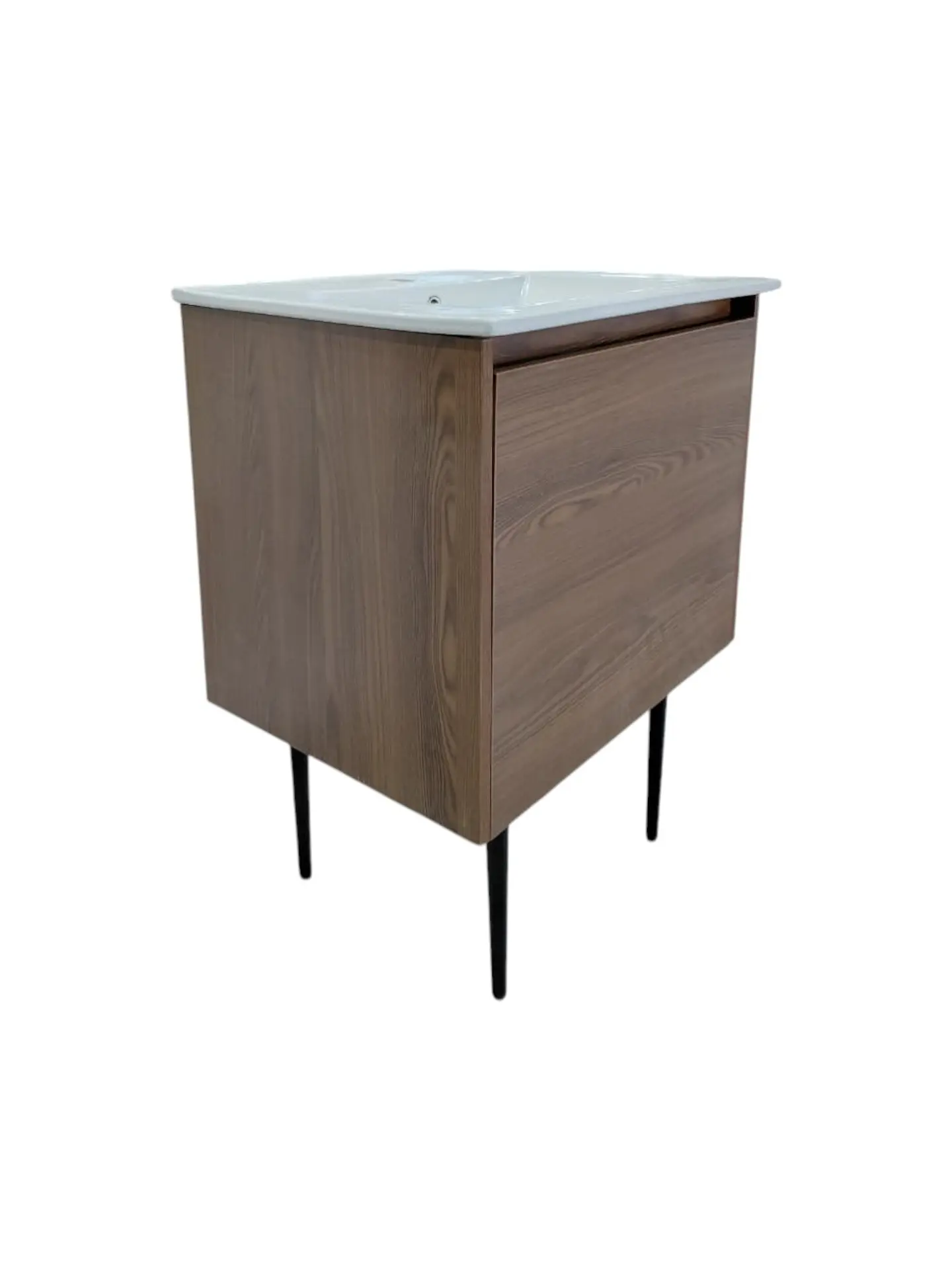 Vanitorio + Mueble Castaño Sin Griferia 61x46x82cm K1095 1