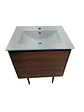 Vanitorio + Mueble Castaño Sin Griferia 61x46x82cm K1095 - Miniatura 3