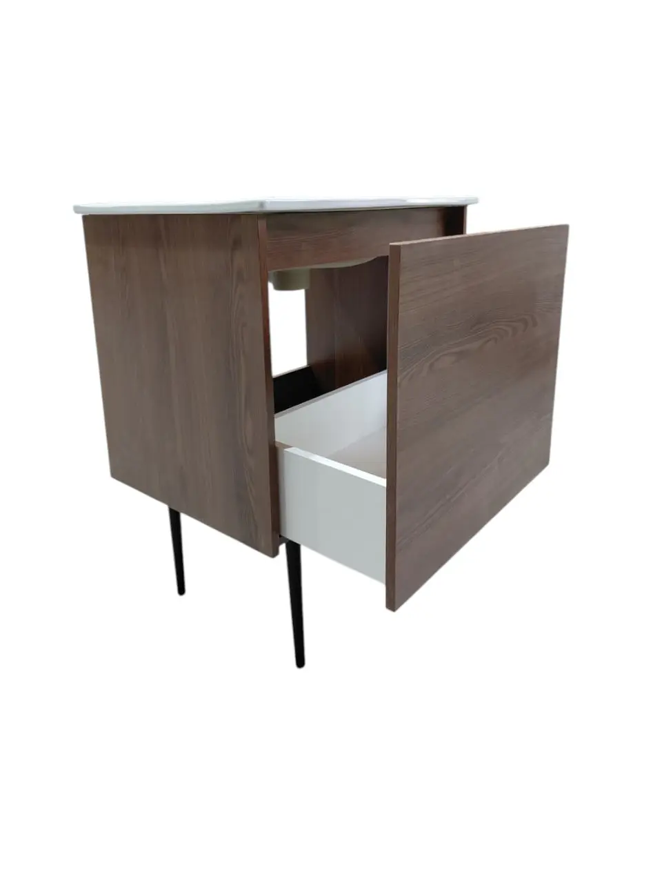 Vanitorio + Mueble Castaño Sin Griferia 61x46x82cm K1095 2