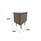 Vanitorio + Mueble Castaño Sin Griferia 61x46x82cm K1095 - Miniatura 4