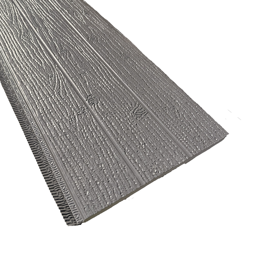 Metal Siding 400X3800MM XMW-701 Vetas Gris 2 Zanjas  (CS) FSIMP 1