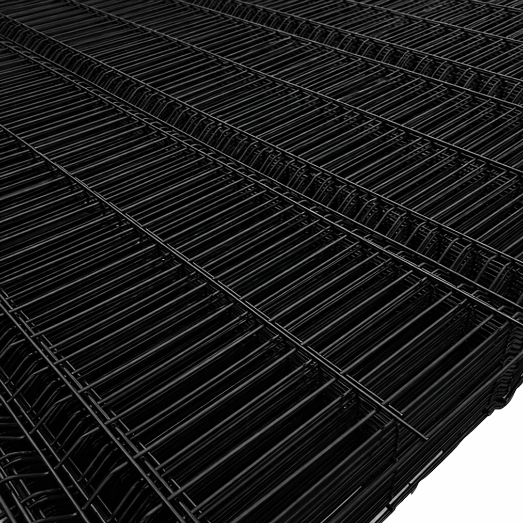 Malla Electrosoldada Negra 4D 1.83X2.5MTS (50X200) (4 Zanjas) 1