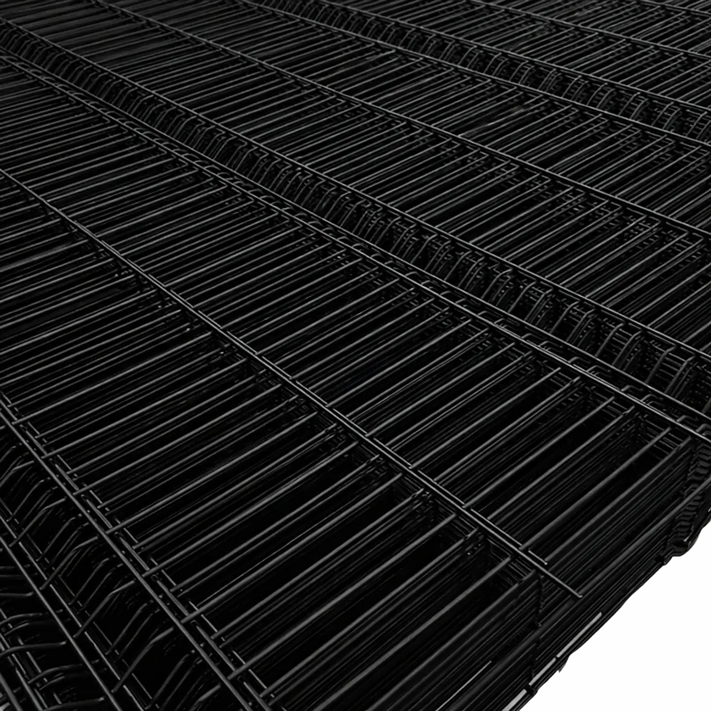 Malla Electrosoldada Negra 4D 1.83X2.5MTS (50X200) (4 Zanjas) 1