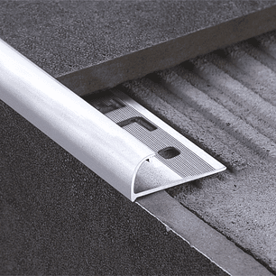 Borde para Porcelanatos/Azulejos Aluminio 2500MM