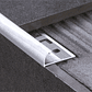 Borde para Porcelanatos/Azulejos Aluminio 2500MM - Miniatura 1