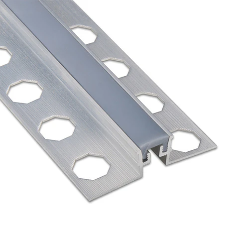 Junta Dilatacion Aluminio para Porcelanato/Ceramica 2500MM