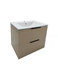 Vanitorio + Mueble Colgante Rustic OAK Sin Griferia 61x46x52cm K2068 - Miniatura 1