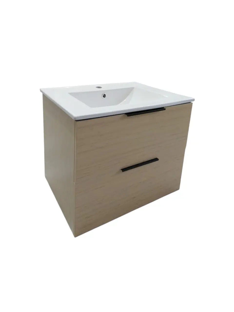 Vanitorio + Mueble Colgante Rustic OAK Sin Griferia 61x46x52cm K2068 1