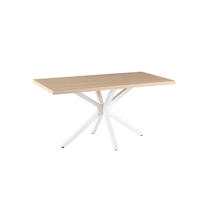 Mesa Comedor con 4 Sillas Blancas JC-15875-B (3C)