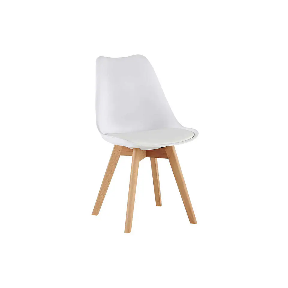 Mesa Comedor con 4 Sillas Blancas JC-15875-B (3C) 3