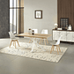 Mesa Comedor con 4 Sillas Blancas JC-15875-B (3C) - Miniatura 1