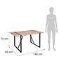 Mesa Comedor con 4 Sillas Cafe DT-924-A (2C) - Miniatura 4