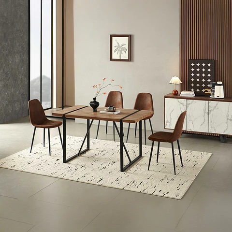 Mesa Comedor con 4 Sillas Cafe DT-924-A (2C)
