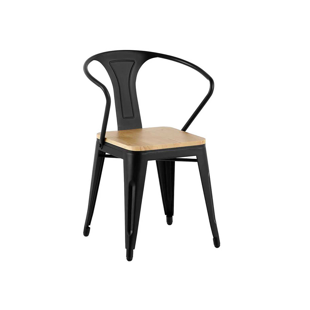 Mesa Comedor con 4 Sillas Negra JC-12877-N (3C) 3