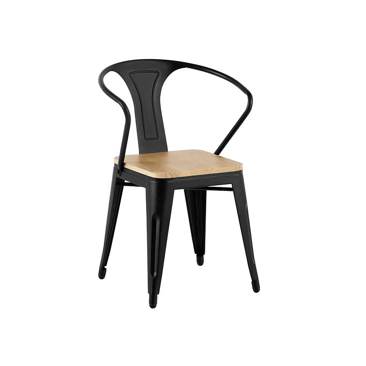 Mesa Comedor con 4 Sillas Negra JC-12877-N (3C) 3