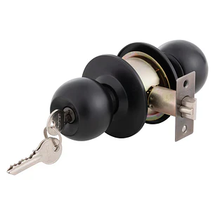 Cerradura Cilindrica Dormitorio Negro CEP0001332 OISTER