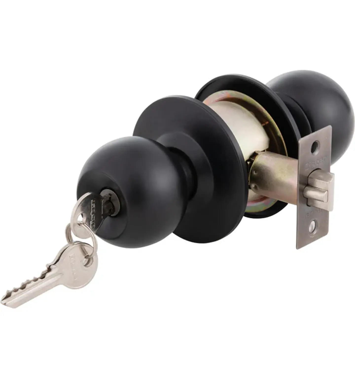 Cerradura Cilindrica Dormitorio Negro CEP0001332 OISTER 2