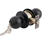 Cerradura Cilindrica Dormitorio Negro CEP0001332 OISTER - Miniatura 2