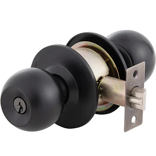 Cerradura Cilindrica Dormitorio Negro CEP0001332 OISTER