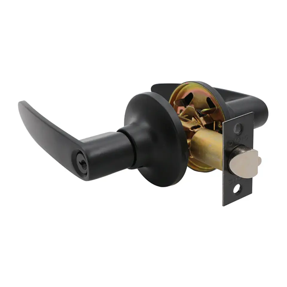 Cerradura Tubular M-203 Manilla Negra Acceso Principal ODIS 1