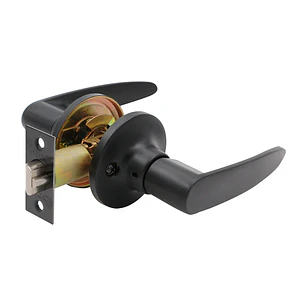 Cerradura Tubular M-203 Manilla Negra Acceso Principal ODIS