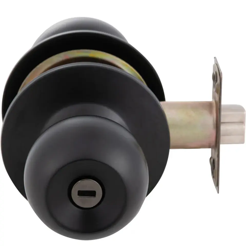 Cerradura Cilindrica Baño Negro CEP0001333 OISTER 4